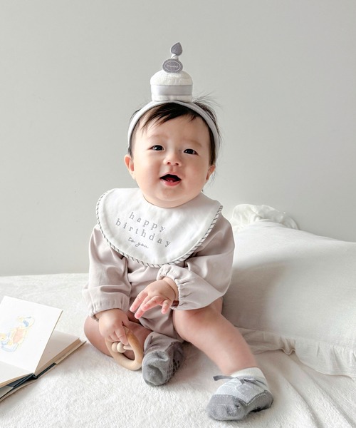 mocmof（モクモフ）の「バースデー セット（ベビーギフト・キッズ・グレー/ベージュ・フリー）」の8枚目の写真