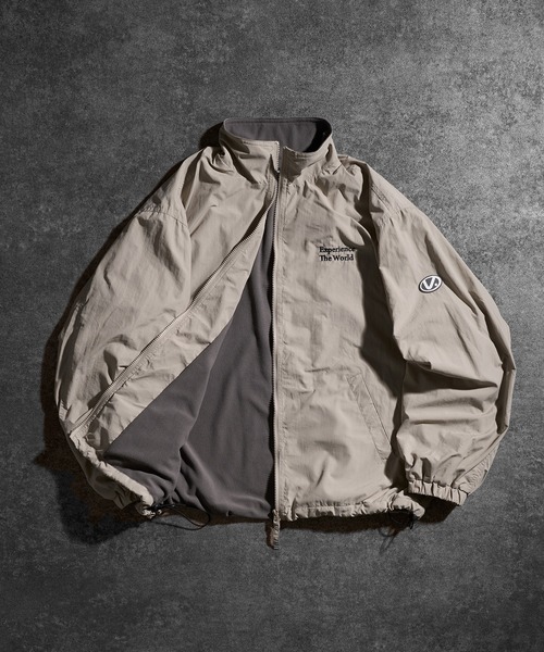 kutir（クティール）の「STAND NECK NYLON FLEECE BLOUSON/スタンド