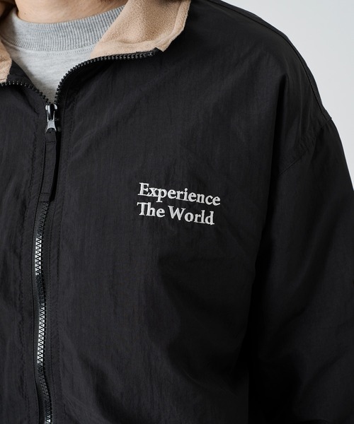 STAND NECK NYLON FLEECE BLOUSON/スタンドネックナイロン