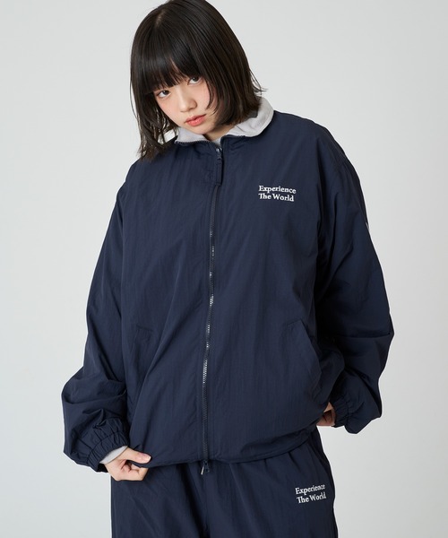 STAND NECK NYLON FLEECE BLOUSON/スタンドネックナイロン