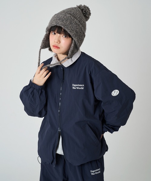 STAND NECK NYLON FLEECE BLOUSON/スタンドネックナイロンフリース