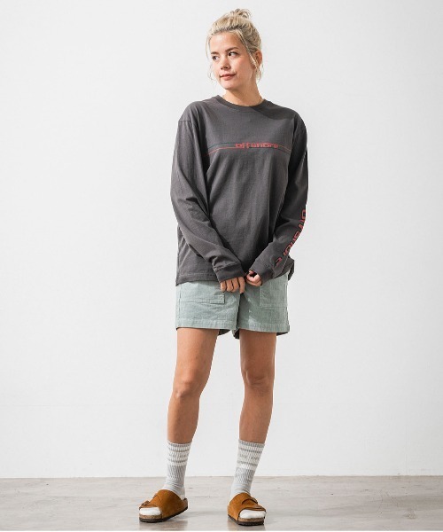 OFFSHORE(オフショア)の「RAINBOW L/S TEE(Tシャツ/カットソー・メンズ・ブラック/ホワイト・L/M/S/XL)」の6枚目の写真