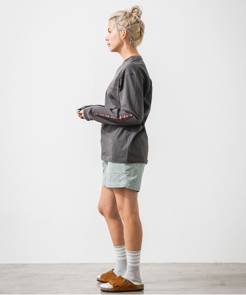 OFFSHORE(オフショア)の「RAINBOW L/S TEE(Tシャツ/カットソー・メンズ・ブラック/ホワイト・L/M/S/XL)」の7枚目の写真