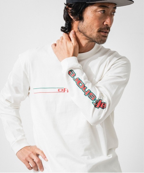 OFFSHORE(オフショア)の「RAINBOW L/S TEE(Tシャツ/カットソー・メンズ・ブラック/ホワイト・L/M/S/XL)」の9枚目の写真