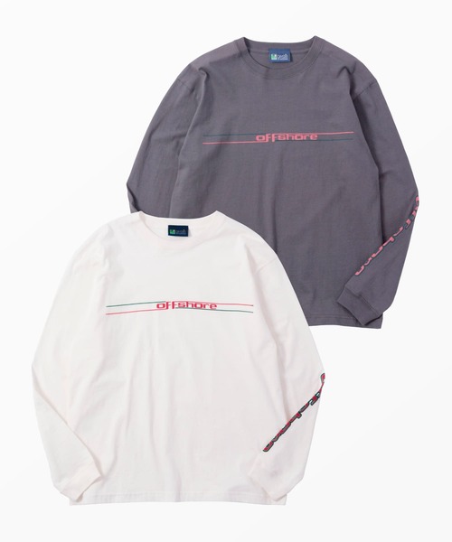 OFFSHORE(オフショア)の「RAINBOW L/S TEE(Tシャツ/カットソー・メンズ・ブラック/ホワイト・L/M/S/XL)」の11枚目の写真