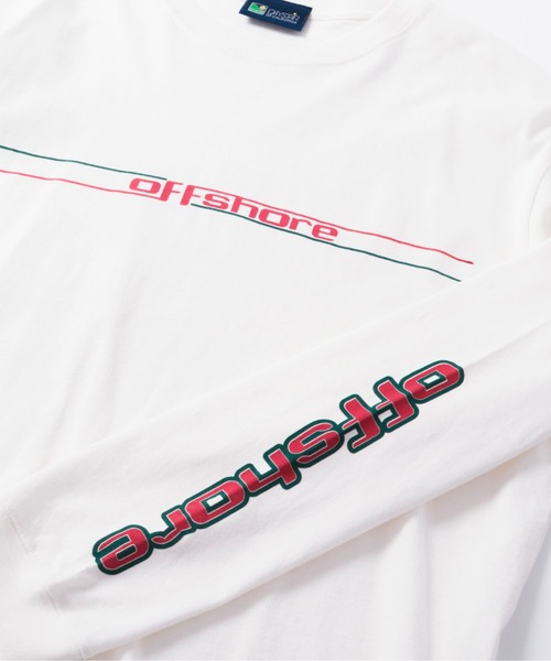 OFFSHORE(オフショア)の「RAINBOW L/S TEE(Tシャツ/カットソー・メンズ・ブラック/ホワイト・L/M/S/XL)」の12枚目の写真
