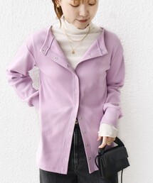 【WEB限定】〈手洗い可能〉ベア テレコ ミドル カーディガン