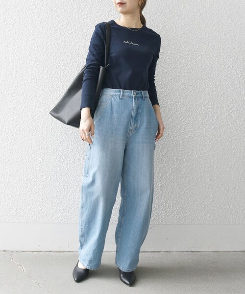 セール】【SHIPS any別注】PETIT BATEAU:〈洗濯機可能〉ロゴ