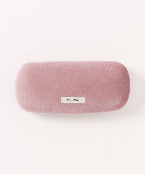 miu miu（ミュウミュウ）の「【miumiu/ミュウミュウ】オーバル サングラス MU04ZSF 1AB5S0（サングラス・レディース・ブラック・FREE）」の3枚目の写真