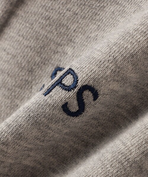 SHIPS（シップス）の「SHIPS KIDS:80～90cm / ロゴ フード ジップ パーカ（パーカー・キッズ・ライトブルー/ライトグレー/サックスブルー/ネイビー/ヘザーグレー・80/90）」の11枚目の写真