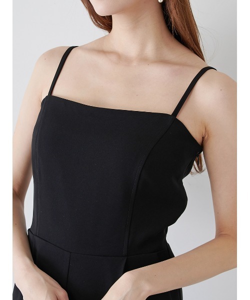 SNIDEL(スナイデル)の「ラッフルボレロコンビネゾン(つなぎ/オールインワン・レディース・ピンクベージュ/ブラック/グレー・1/0)」の15枚目の写真