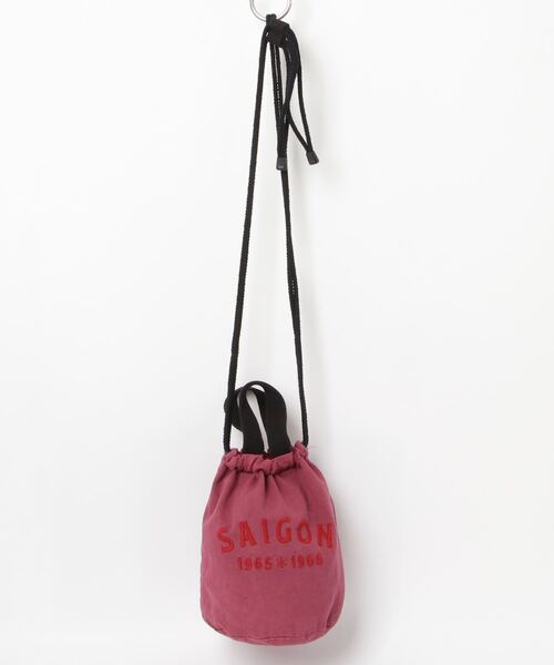 HOUSTON(ヒューストン)の「HOUSTON / EMB PIGMENT EFFECT BAG / 6878/ 6879(ショルダーバッグ・レディース・ブラック系その他/ブルー/レッド/レッド系その他/ブルー系その他/ブラック・ONESIZE)」の14枚目の写真