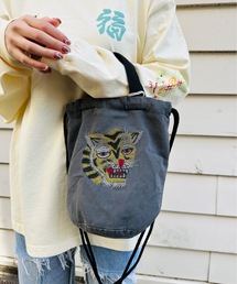 HOUSTON / EMB PIGMENT EFFECT BAG / 6878/ 6879