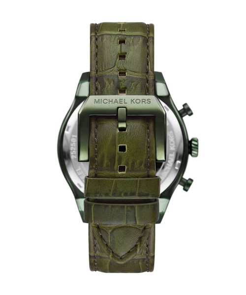 MICHAEL KORS(マイケルコース)の「マイケル・コース 腕時計 メンズ アナログ レザー MK9199(アナログ腕時計・メンズ・グリーン・FREE)」の3枚目の写真