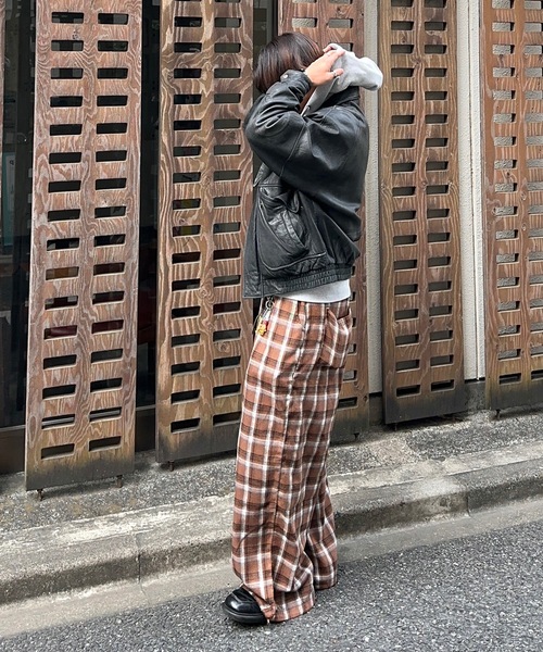 MandO(エムオー)(エムオー)の「【MandO】チェック柄バギーイージーパンツ(その他パンツ・メンズ・ブラック/カーキブラウン・MEDIUM/LARGE)」の20枚目の写真