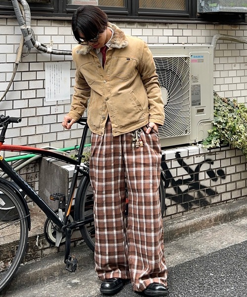 MandO(エムオー)(エムオー)の「【MandO】チェック柄バギーイージーパンツ(その他パンツ・メンズ・ブラック/カーキブラウン・MEDIUM/LARGE)」の19枚目の写真