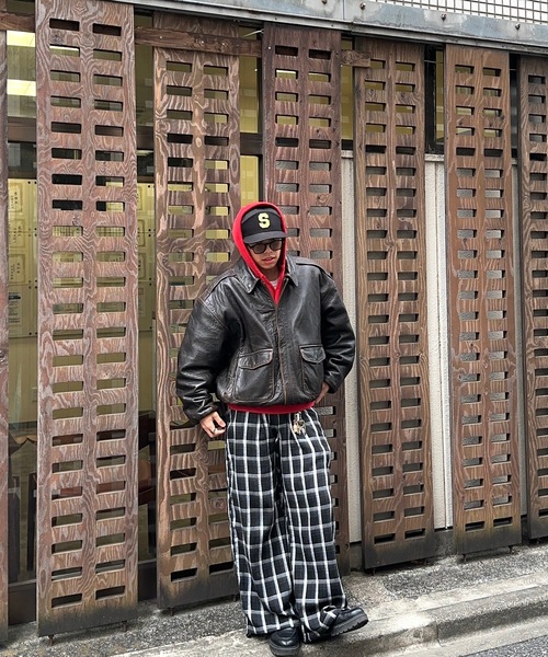 MandO(エムオー)(エムオー)の「【MandO】チェック柄バギーイージーパンツ(その他パンツ・メンズ・ブラック/カーキブラウン・MEDIUM/LARGE)」の13枚目の写真