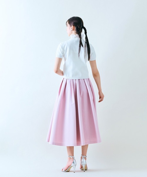 Audie a Muses（オーディアミューズ）の「フリル取り外し襟ニットプルオーバー（ニット/セーター・レディース・ブラック/オフホワイト/グレー・38/42）」の20枚目の写真