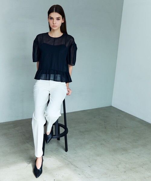 EPOCA（エポカ）の「【2025年春夏モデル】【TWENTY FOUR DENIM】 テーパードデニムパンツ（デニムパンツ・レディース・ホワイト・40/38）」の11枚目の写真