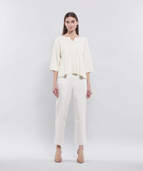 EPOCA（エポカ）の「【2025年春夏モデル】【TWENTY FOUR DENIM】 テーパードデニムパンツ（デニムパンツ・レディース・ホワイト・40/38）」の10枚目の写真