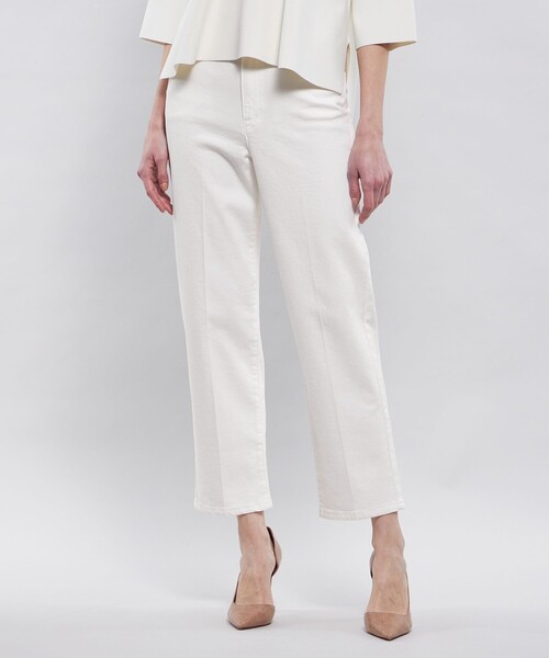 EPOCA（エポカ）の「【2025年春夏モデル】【TWENTY FOUR DENIM】 テーパードデニムパンツ（デニムパンツ・レディース・ホワイト・40/38）」の2枚目の写真