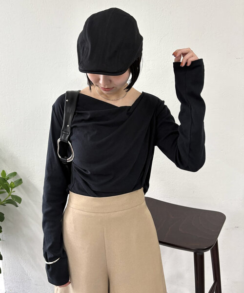 mystic 未使用　オフショルロングTシャツ　2点セット セール】オフショルロングTシャツ（Tシャツ/カットソー