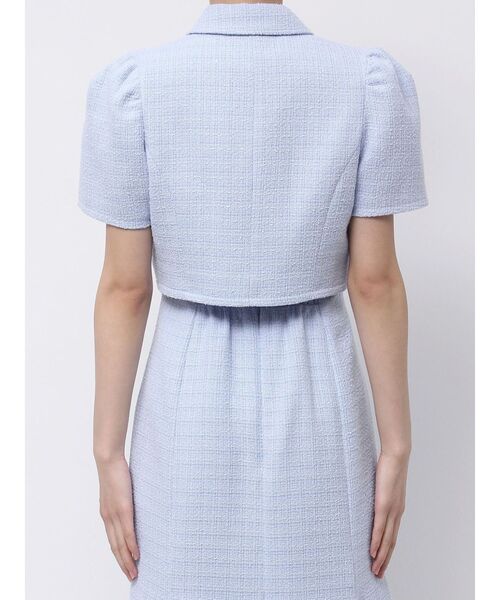 MERCURYDUO(マーキュリーデュオ)の「ハーフスリーブツイードフィットジャケット(その他アウター・レディース・ライトブルー/ライトグレー・MEDIUM/SMALL)」の19枚目の写真