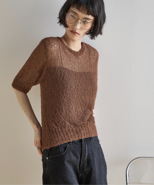 L'appartement Hello，Bonjour サマーニット　薄手　38 L'appartement Hello，Bonjour サマーニット 薄手 38