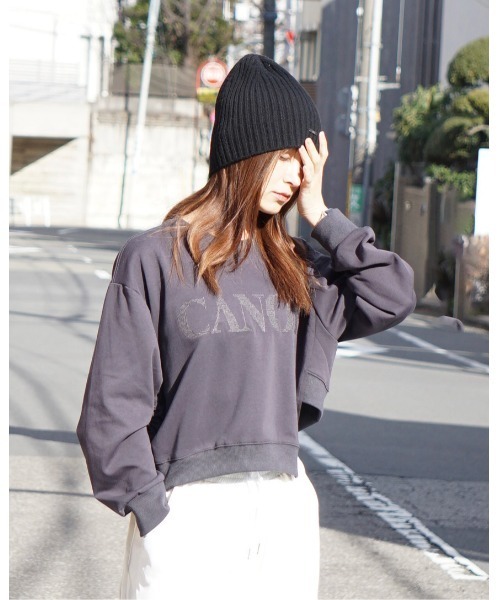 Alt due(オルトデュー)の「【Alt due/オルト デュー】刺繍アシンメトリープルオーバースウェット(スウェット・レディース・ライトグレー/アイボリー/グレー/ベージュ・FREE)」の21枚目の写真