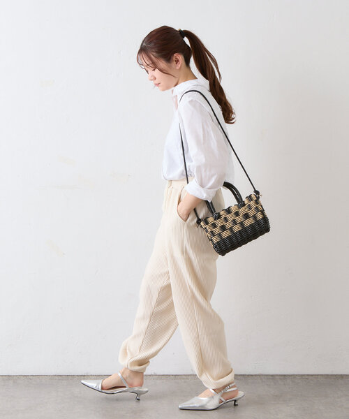 BIRTHDAY BAR（バースデイバー）の「Casselini パターンマルシェショルダー（トートバッグ・レディース・レッド/ベージュ/ブラック/グリーン・0）」の6枚目の写真