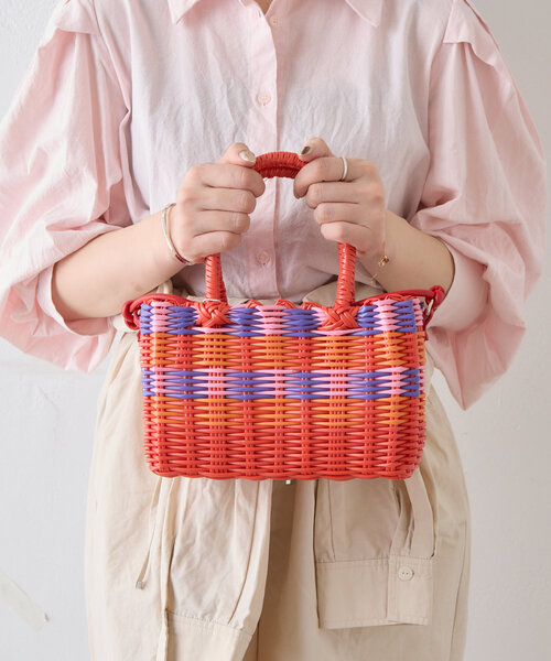 BIRTHDAY BAR（バースデイバー）の「Casselini パターンマルシェショルダー（トートバッグ・レディース・レッド/ベージュ/ブラック/グリーン・0）」の21枚目の写真