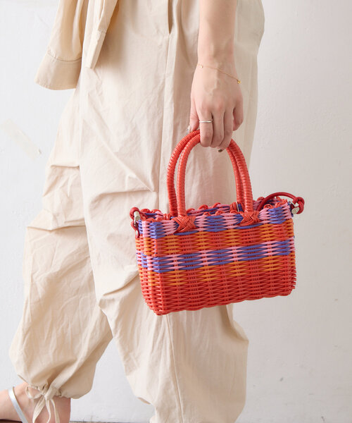 BIRTHDAY BAR（バースデイバー）の「Casselini パターンマルシェショルダー（トートバッグ・レディース・レッド/ベージュ/ブラック/グリーン・0）」の22枚目の写真