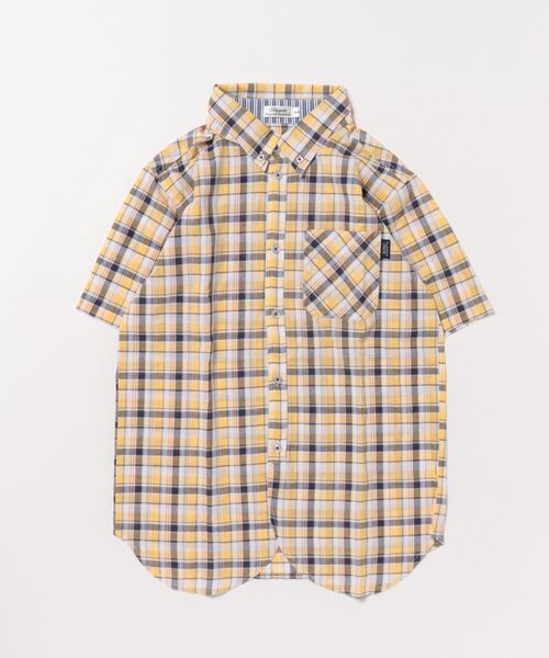 Tappet(タペット)の「チェックシャツ(シャツ/ブラウス・キッズ・イエロー/グリーン・90cm/150cm/160cm/110cm/100cm/120cm/130cm/140cm)」の1枚目の写真