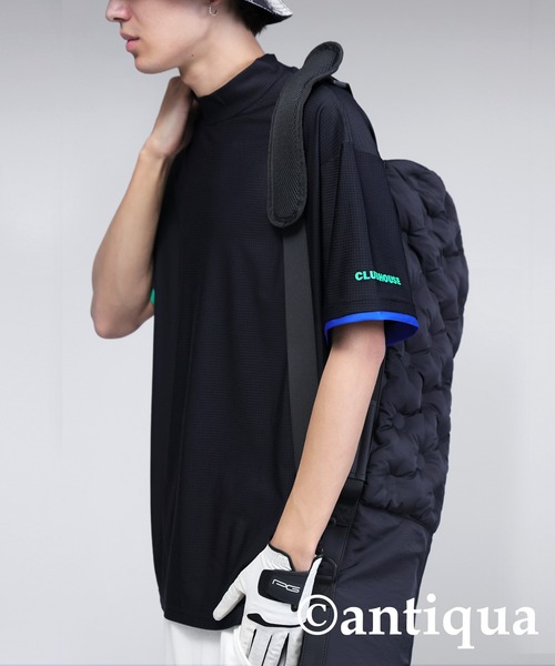 antiqua(アンティカ)の「【STCH】メッシュライク配色トップス(Tシャツ/カットソー・レディース・ブラック/ブルー/ホワイト・ML/LXL)」の17枚目の写真