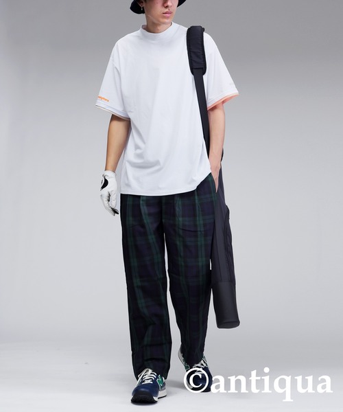 antiqua(アンティカ)の「【STCH】メッシュライク配色トップス(Tシャツ/カットソー・レディース・ブラック/ブルー/ホワイト・ML/LXL)」の9枚目の写真
