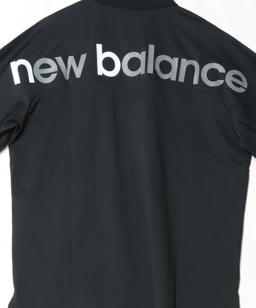 NEW BALANCE(ニューバランス)の「ニューバランス New Balance H/SLEEVE POLO SHIRT(ポロシャツ・メンズ・ブラック/ホワイト・LL/3L/M/L)」の4枚目の写真