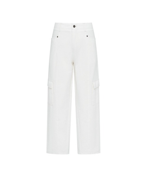 Studio Doe(スタジオドー)の「Studio Doe Flat Pocket Straight-leg Pants(その他パンツ・レディース・ホワイト・SMALL/MEDIUM)」の10枚目の写真