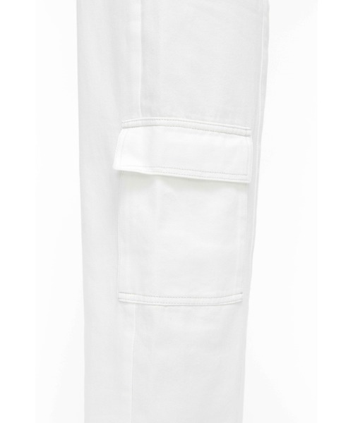 Studio Doe(スタジオドー)の「Studio Doe Flat Pocket Straight-leg Pants(その他パンツ・レディース・ホワイト・SMALL/MEDIUM)」の11枚目の写真