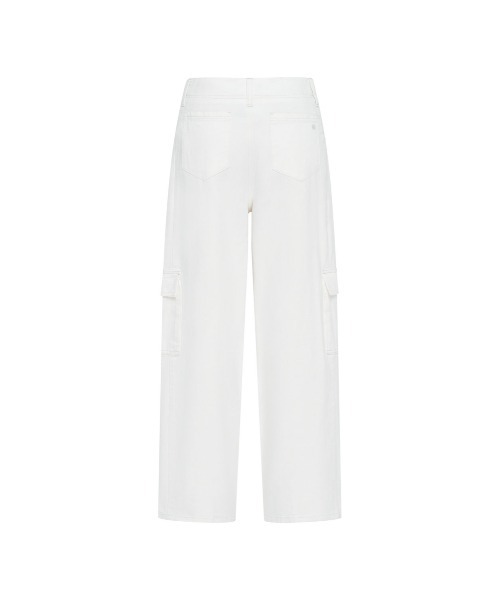 Studio Doe(スタジオドー)の「Studio Doe Flat Pocket Straight-leg Pants(その他パンツ・レディース・ホワイト・SMALL/MEDIUM)」の3枚目の写真