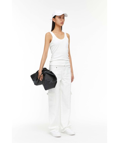 Studio Doe(スタジオドー)の「Studio Doe Flat Pocket Straight-leg Pants(その他パンツ・レディース・ホワイト・SMALL/MEDIUM)」の5枚目の写真