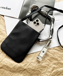 【 NOLITA / ノリータ 】シンプルデザイン ヴィンテージブラック スマホケース ショルダーバッグ ミニ バッグ