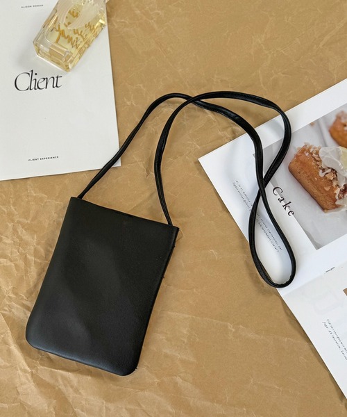 NOLITA LABORATORY（ノリータラボラトリー）の「【 NOLITA / ノリータ 】シンプルデザイン ヴィンテージブラック スマホケース ショルダーバッグ ミニ バッグ（ショルダーバッグ・レディース・ブラック・FREE）」の11枚目の写真