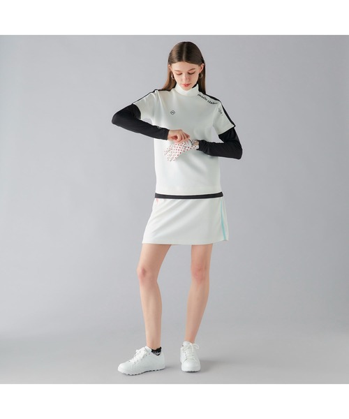 スカート ゴルフ マリクレール ミニ ホワイト 白 かわいい スポーツ