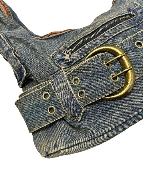 XU（エックスユー）の「【XU】denim eyelet belt bag（ショルダーバッグ・メンズ・ブルー・ONE SIZE）」の10枚目の写真