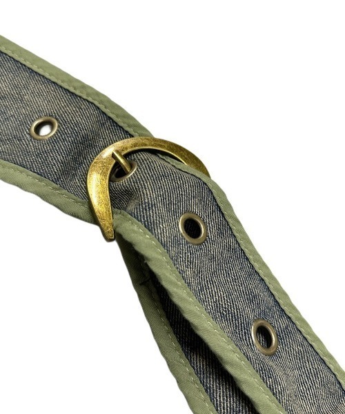 XU（エックスユー）の「【XU】denim eyelet belt bag（ショルダーバッグ・メンズ・ブルー・ONE SIZE）」の8枚目の写真