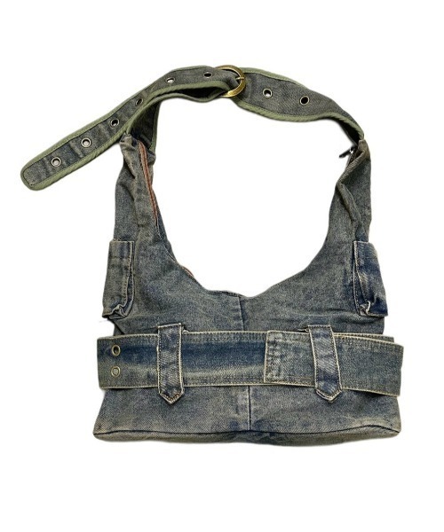 XU（エックスユー）の「【XU】denim eyelet belt bag（ショルダーバッグ・メンズ・ブルー・ONE SIZE）」の11枚目の写真