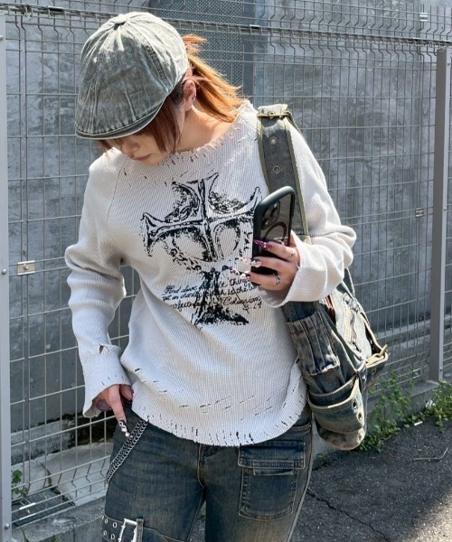 XU（エックスユー）の「【XU】denim eyelet belt bag（ショルダーバッグ・メンズ・ブルー・ONE SIZE）」の16枚目の写真