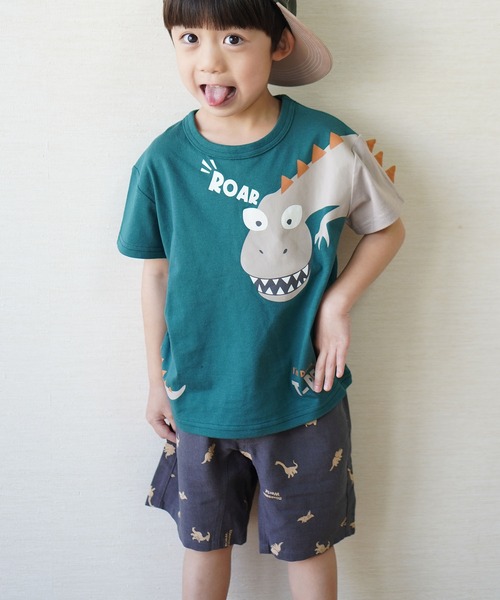 SKAPE（エスケープ）の「ｷｮｳﾘｭｳｶﾞﾗ5分ﾊﾟﾝﾂ（その他パンツ・キッズ・ブラック/ベージュ・80ｃｍ/90cm/100cm/110cm/120cm/130cm）」の3枚目の写真