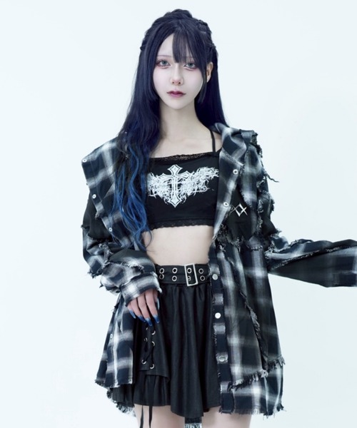 REFLEM/レフレム』レースアップコルセットキャミソール