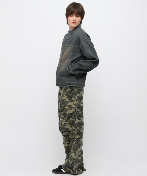 LAND MUSEUM(ランドミュージアム)の「LAND MUSEUM/ジップデニムジャケット(ブルゾン・メンズ・ブルー/ブラック・FREE)」の11枚目の写真